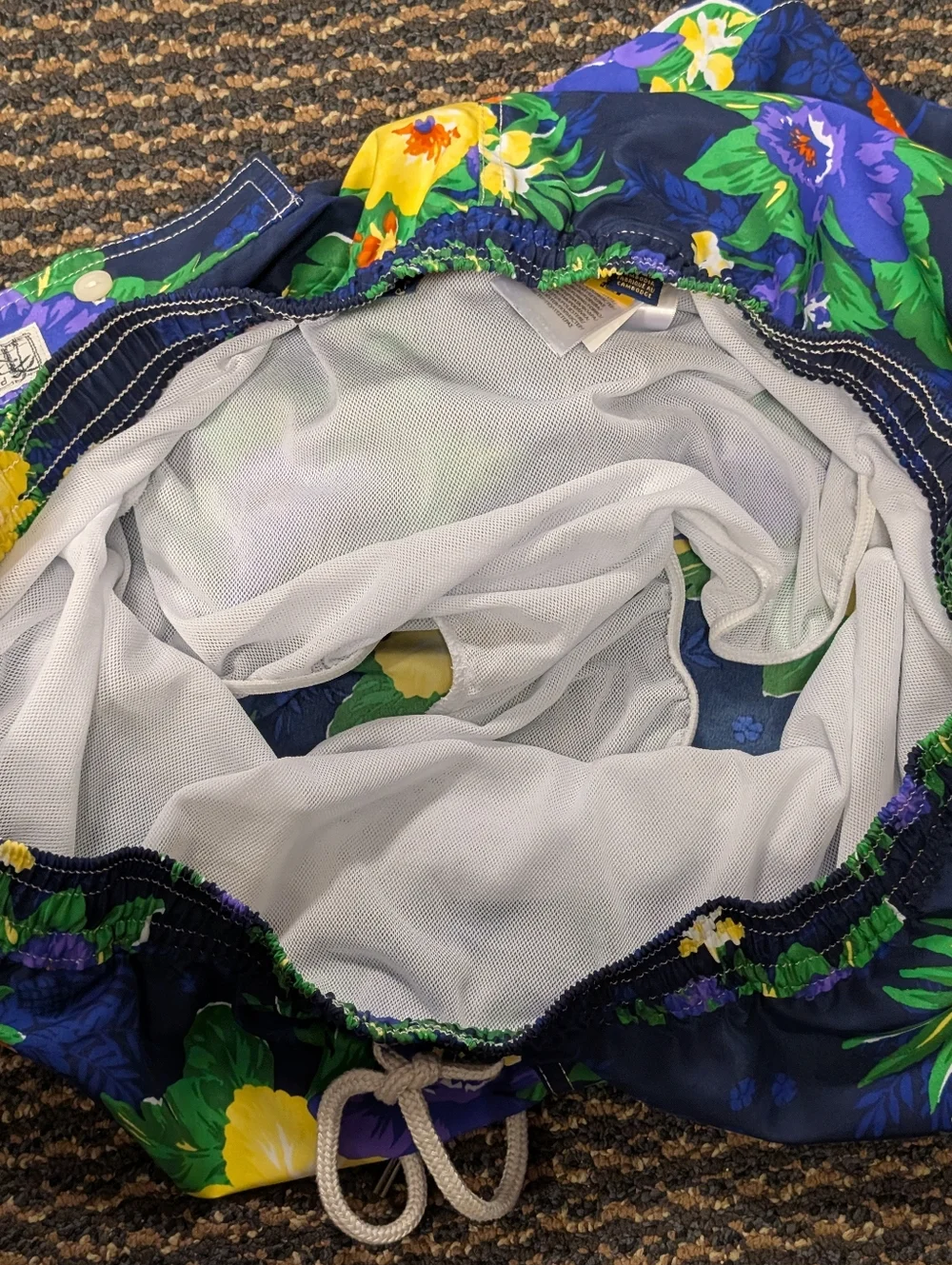 Polo Ralph Lauren Traveler Floral Printed Swim Trunks Shorts Resort Beach Cruise - Picture 14 of 15